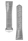 Carrera 39MM Grey Alligator Leather Strap - OM Luxury
