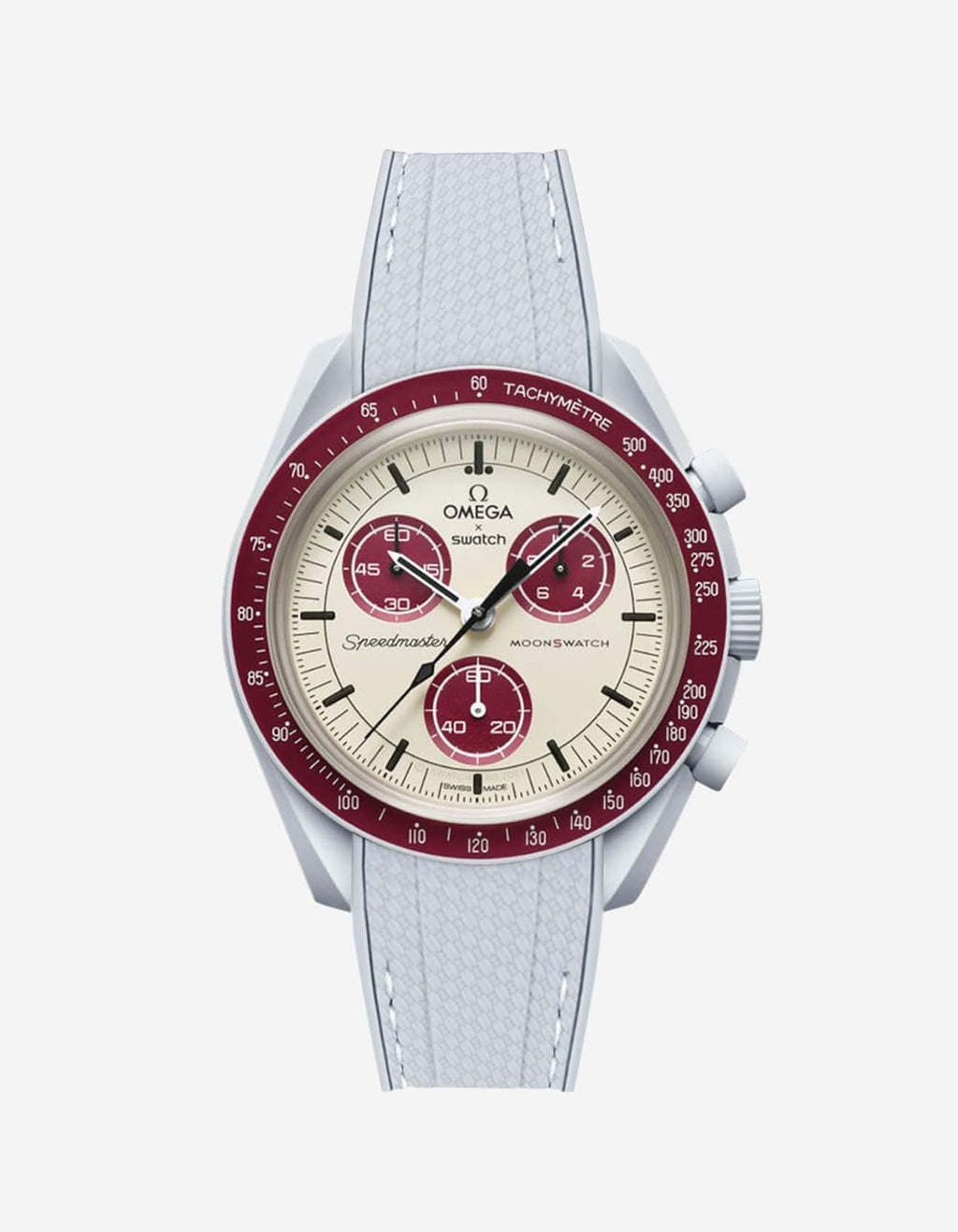 MoonSwatch Mission to Pluto (Rubber Strap) - OM Luxury